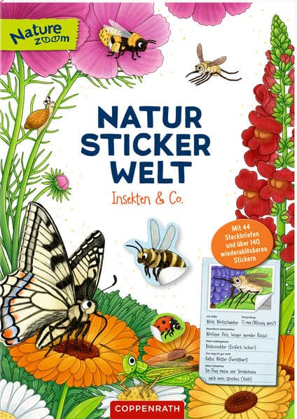 Natur-Stickerwelt - Insekten und Co
