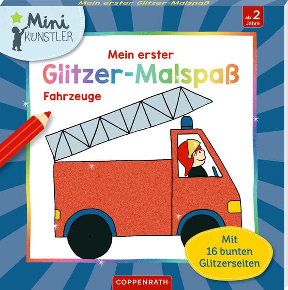 Mein erster Glitzer-Malspaß: Fahrzeuge