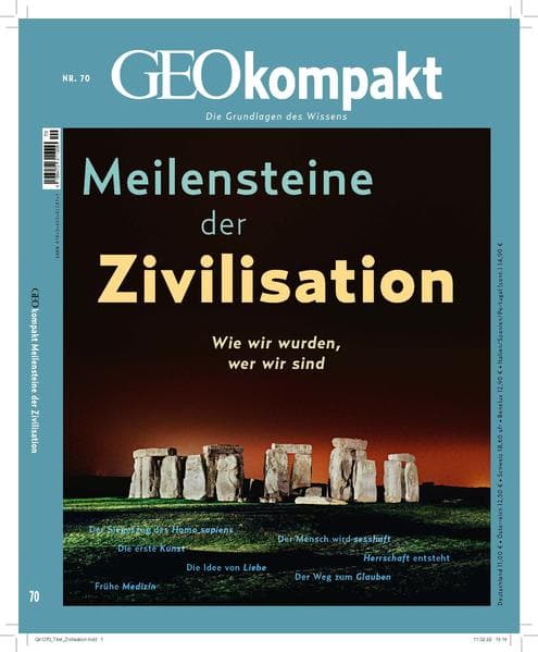 GEOkompakt 70/2022 - Meilensteine der Zivilisation