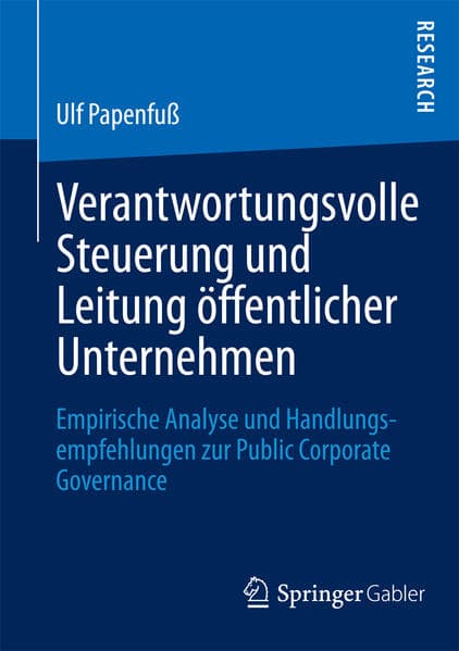 Verantwortungsvolle Steuerung und Leitung öffentlicher Unternehmen