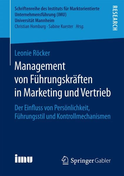Management von Führungskräften in Marketing und Vertrieb