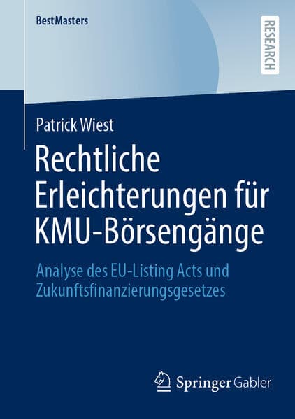 Rechtliche Erleichterungen für KMU-Börsengänge