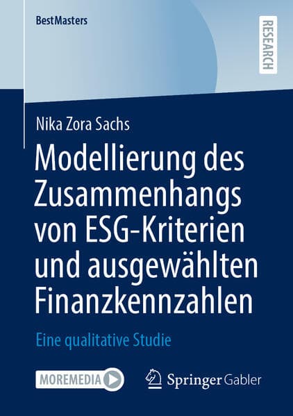 Modellierung des Zusammenhangs von ESG-Kriterien und ausgewählten Finanzkennzahlen