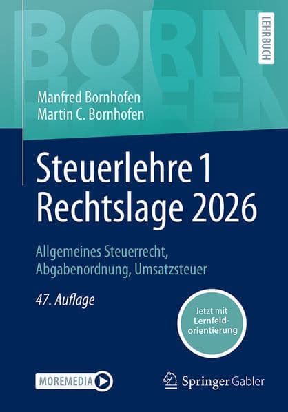 Steuerlehre 1 Rechtslage 2026