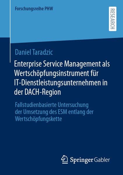 Enterprise Service Management als Wertschöpfungsinstrument für IT-Dienstleistungsunternehmen in der DACH-Region