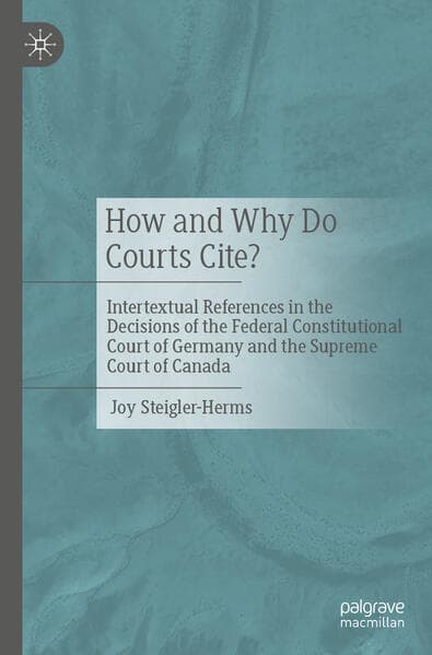 How and Why Do Courts Cite?