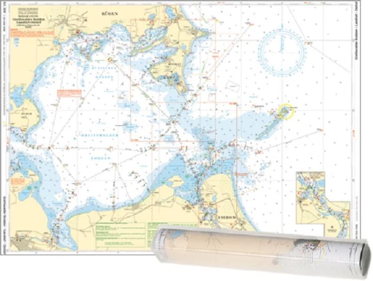 Einzelkarte Greifswalder Bodden - Landtief - Osttief / Landtief - Kröslin / Mönchgut Having - Landtief (Ausgabe 2026)
