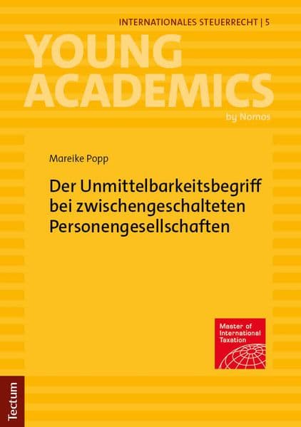 Der Unmittelbarkeitsbegriff bei zwischengeschalteten Personengesellschaften