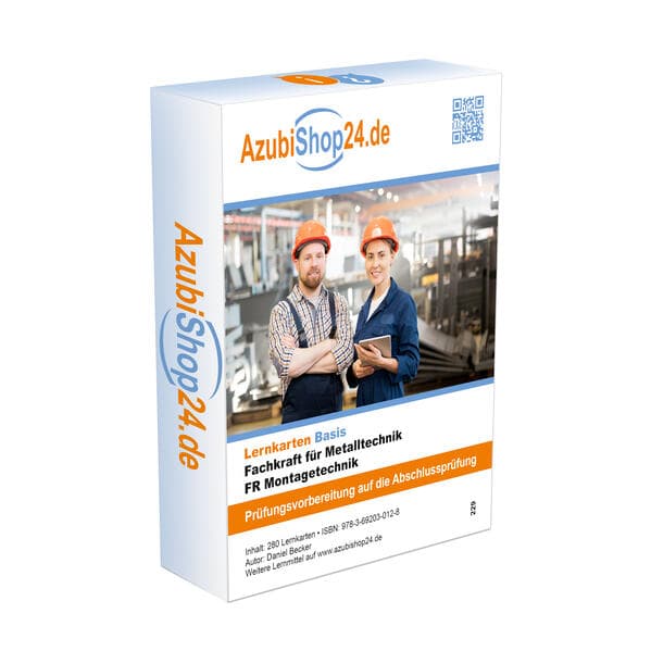 Fachkraft für Metalltechnik FR Montagetechnik Lernkarten