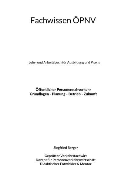 Fachwissen ÖPNV
