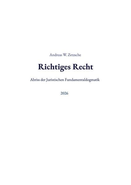 Richtiges Recht