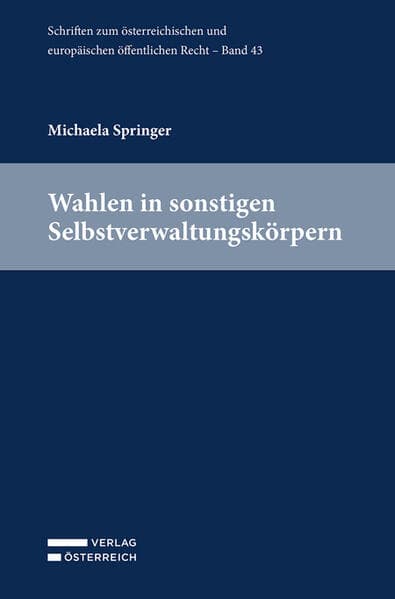 Wahlen in sonstigen Selbstverwaltungskörpern