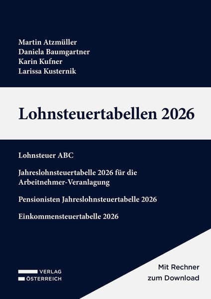 Lohnsteuertabellen 2026