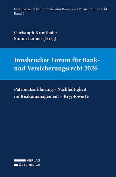 Innsbrucker Forum für Bank- und Versicherungsrecht 2026