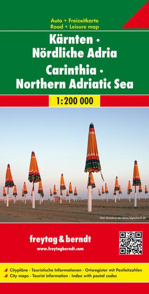 Kärnten - Nördliche Adria, Autokarte 1:200.000