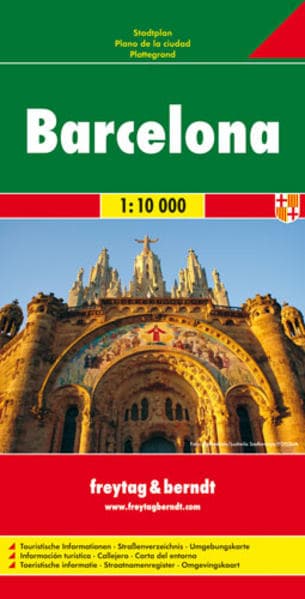 freytag & berndt Stadtplan Barcelona 1:10.000