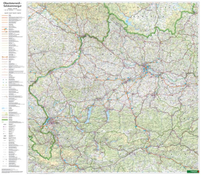 Oberösterreich, 1:200.000, Poster