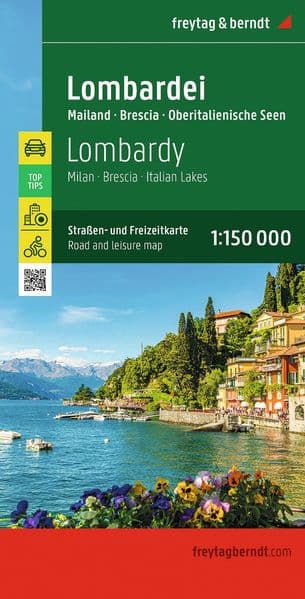 freytag & berndt Straßenkarte Lombardei 1:150.000