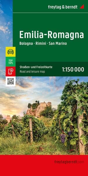freytag & berndt Straßenkarte Emilia-Romagna 1:150.000