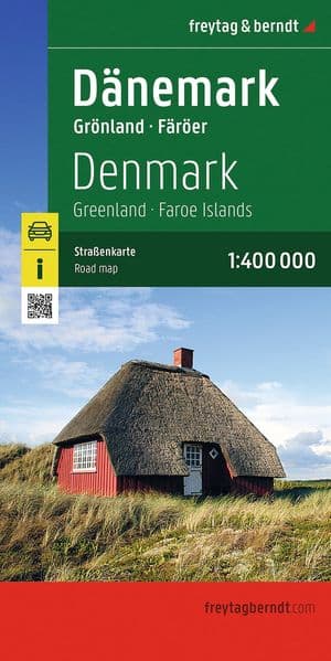 freytag & berndt Straßenkarte Dänemark, Grönland - Färöer 1:400.000