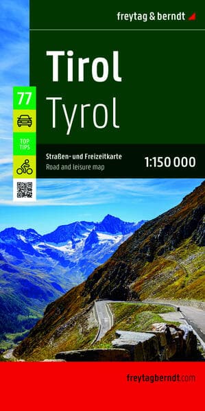 freytag & berndt Straßenkarte Tirol 1:150.000