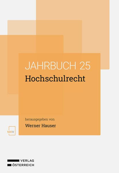 Hochschulrecht - Jahrbuch 2025
