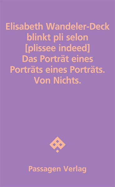 blinkt pli selon [plissee indeed]