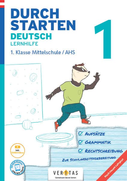 Durchstarten Deutsch 1. Klasse Mittelschule/AHS Lernhilfe