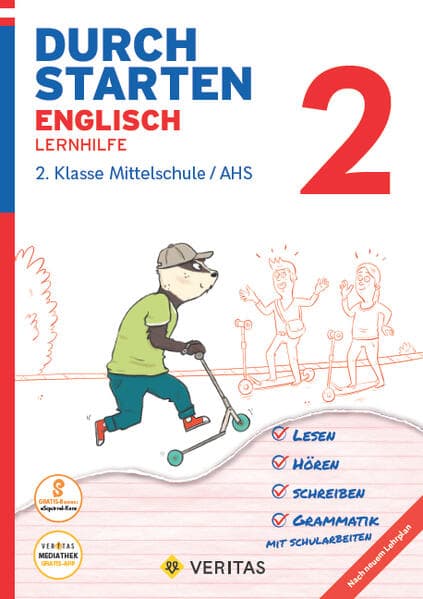 Durchstarten Englisch 2. Klasse Mittelschule/AHS Lernhilfe (mit Audio-CD)
