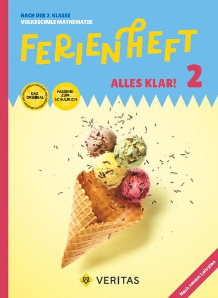 Ferienheft Alles klar! 2. Klasse Volksschule. Lehrplan 2023