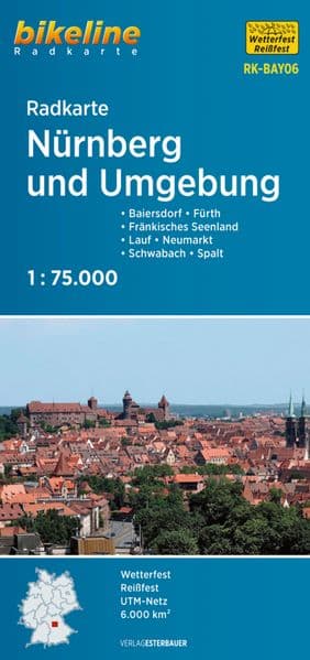 Radkarte Nürnberg und Umgebung (RK-BAY06)