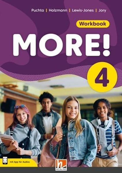 MORE 4 (Lehrplan 2023), Workbook mit E-Book+
