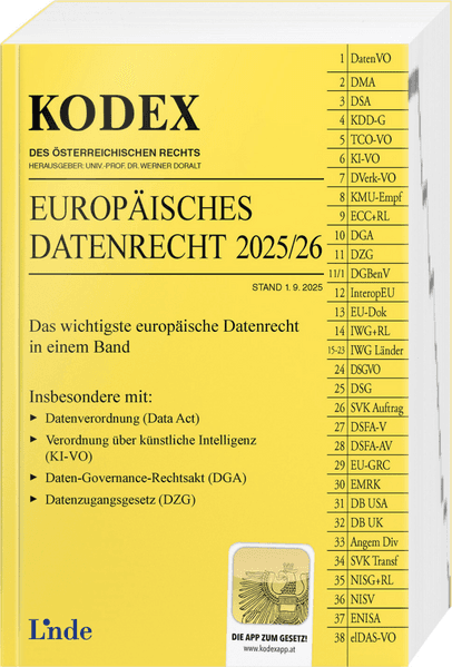 KODEX Europäisches Datenrecht 2025/26