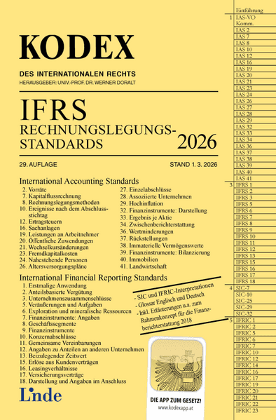 KODEX IFRS - Rechnungslegungsstandards 2026