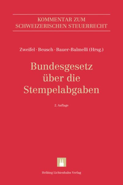 Bundesgesetz über die Stempelabgabe (StG)