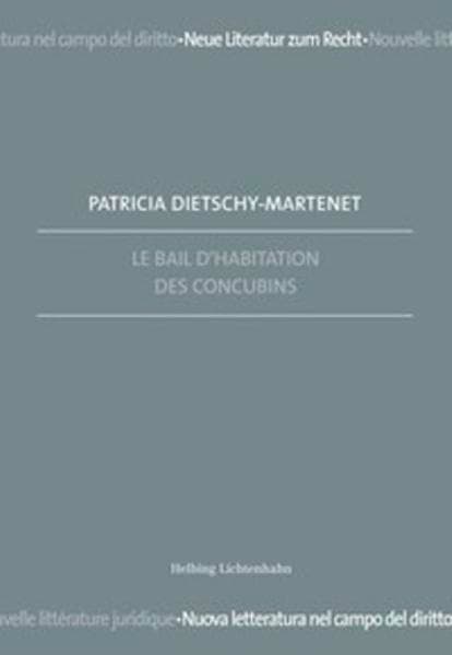 Le bail d'habitation des concubins