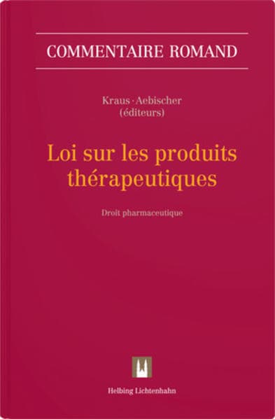Loi sur les produits thérapeutiques (LPTh)