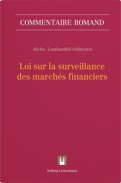 Loi sur la surveillance des marchés financiers (LFINMA)