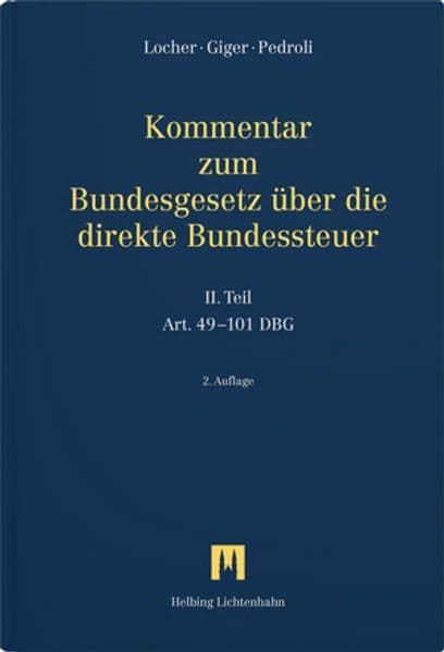 Kommentar zum Bundesgesetz über die direkte Bundessteuer
