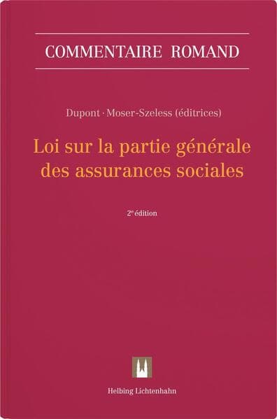 Loi sur la partie générale des assurances sociales