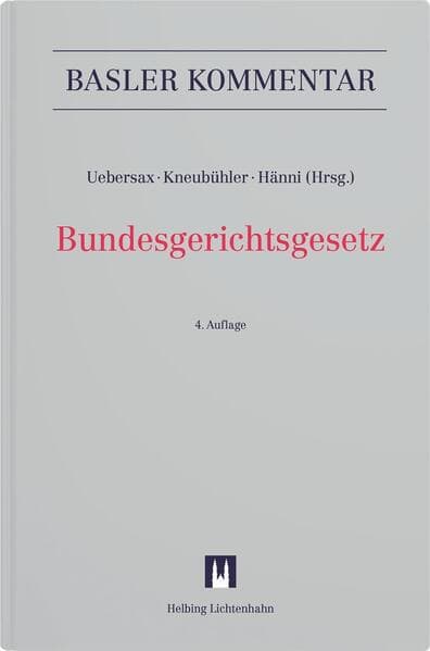 Bundesgerichtsgesetz (BGG)