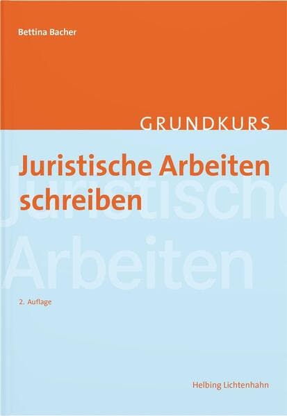 Juristische Arbeiten schreiben