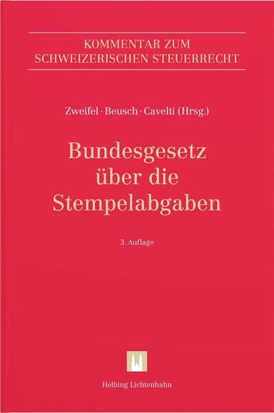 Bundesgesetz über die Stempelabgaben (StG)