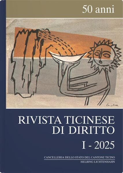Rivista ticinese di diritto I-2025