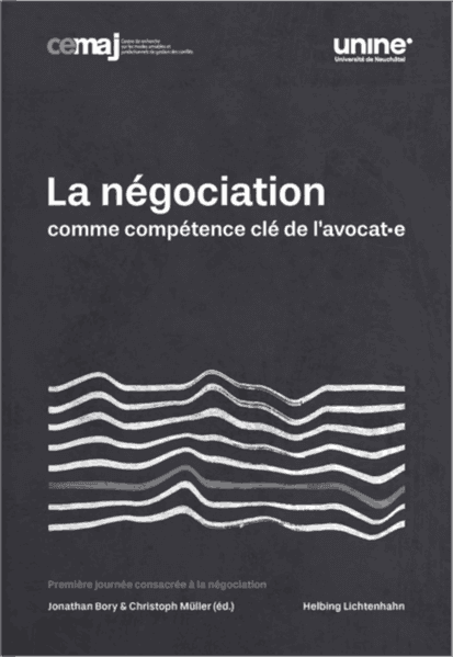 La négociation comme compétence clé de l'avocat·e