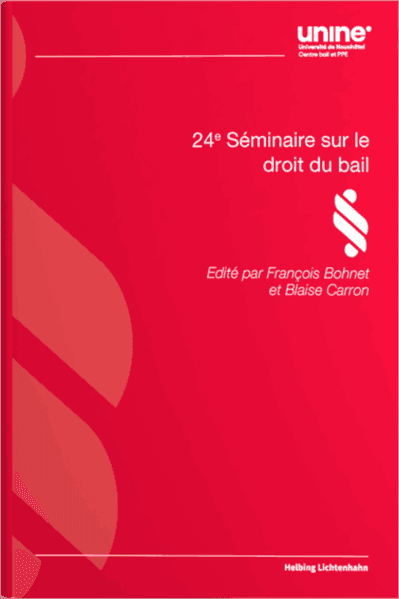 24e Séminaire sur le droit du bail