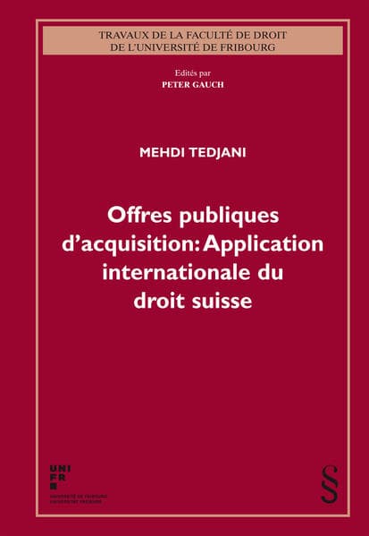 Offres publiques d'acquisition: Application internationale du droit suisse