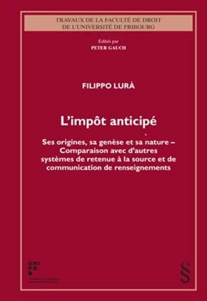 L'impôt anticipé
