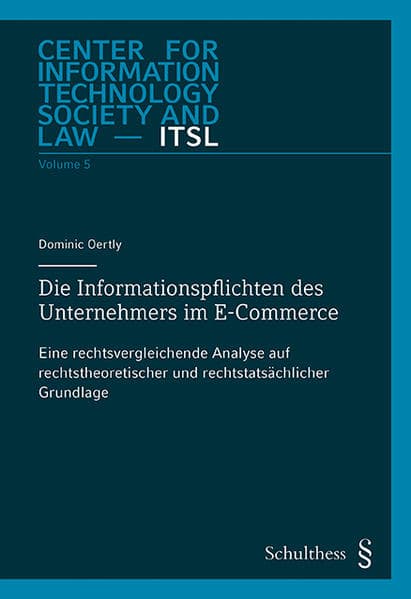Die Informationspflichten des Unternehmers im E-Commerce