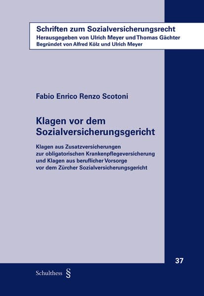 Klagen vor dem Sozialversicherungsgericht